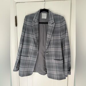 Eli Tahari Paige Plaid Blazer